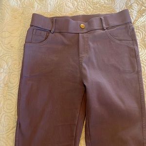 Amaryllis dark grey stretch tailored pants